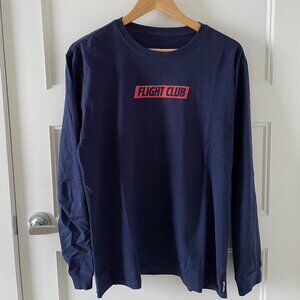 Flight Club Long Sleeve Tee Navy Small